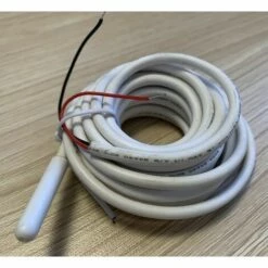 Promo ???? THERMADOR Sonde De Température D'eau à L'extérieur Des Tuyaux Pour Chauffage Au Sol Avec Cable 24AWG Longueur 3m 2 Fils Blanc ????