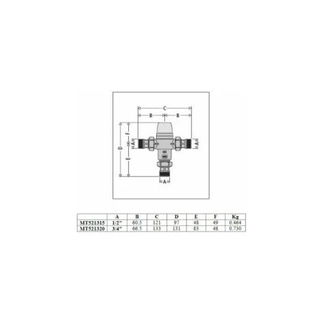 Top 10 🌟 Mitigeur Thermostatique MT5213 - Pour Entrée Salle D'eau - MT521320 - Thermador 😀 – Image 3