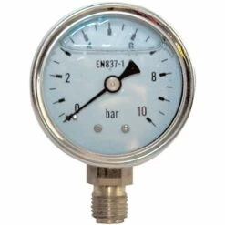 Budget ✔️ THERMADOR Manomètre Inox Glycérine RADIAL Mâle 1/4"- Ø50mm-0 à 10bar 💯