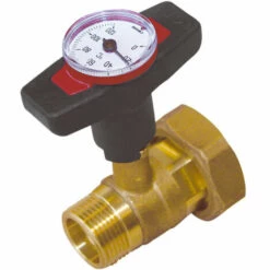 Nouveau ???? THERMADOR Vanne Thermomètre Intégré Poignée Rouge Clapet Antithermosiphon ????