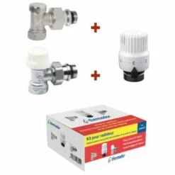 Bon marché ❤️ THERMADOR Kit équerre Trois Pièces Pour Radiateur 1/2' ⭐