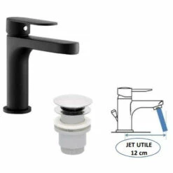 Top 10 ???? Mitigeur Lavabo Bas WOSSA Noir THERMADOR - WOS16N ????