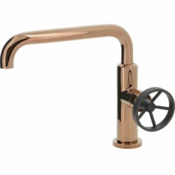 Acheter ???? Mitigeur Lavabo Style Industriel Rose Gold Traitement PVD THERMADOR - VAT15RG ⭐